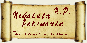 Nikoleta Pelinović vizit kartica